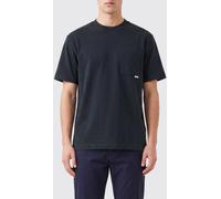 JIL SANDER Short-Sleeved Cotton T-shirt with Patch Pocket - Size: XL - male