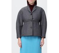 JIL SANDER Single-Breasted Virgin Wool Blazer with Balloon Sleeves and a Slim Fit - Size: 42 - female