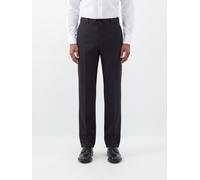 JIL SANDER Slim Fit Tailored Trousers in Virgin Wool and Mohair - Size: 50 - male