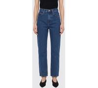 JIL SANDER Straight Cotton Denim Jeans - Size: 40 - female