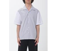 JIL SANDER Striped Cotton Casual Shirt - Size: 52 - male