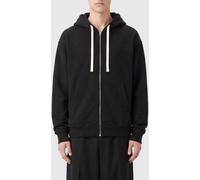 JIL SANDER Two-Tone Pure Cotton Zip-Up Hoodie - Size: L - male