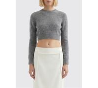 JIL SANDER Virgin Wool Cropped Sweater - Size: 40 - female