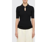 JIL SANDER Virgin Wool Polo Shirt - Size: 36 - female