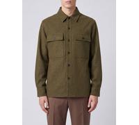 JIL SANDER Virgin Wool Shirt Jacket with Flap Patch Pockets - Size: 48 - male