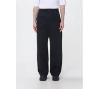 JIL SANDER Wide-Leg Cotton Trousers with Off-Center Closure - Size: 52 - male