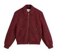 Jil Sander Women's Zip Up Bomber Jacket Red