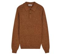 Jil Sander Wool and Cashmere-blend Polo Jumper - Orange - 46 (UK36 / S)
