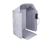 Jildouf Heating Foot Warmer, Folding Office Under Desk Heater Portable Leg Warmer Space Heater, 210W Electric Legs Warmer with Tip-Over 45°Angle Tip-Over Protection for Home Bedroom