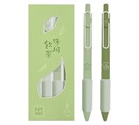 Jildouf Neutral Writing Pens - Anti-smudge Silent Click Pen,Quick Dry Journaling Pens Retractable ST Nib Liquid Ink RollerBall Pens For Students