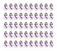 jileijar 50 PCS Mini Jesus Figures, Jesus Loves You Bulk Tiny J-esus Toys, Cute Doll to Hide and Seek Church Favors for Sunday School Baptism Activities Party Supplies