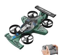 jileijar New Mini Drone Ground Flying Car 2.4G Dual Mode Quadcopter Professional Kid Children Off-Road RC Toy Adult Car Gifts