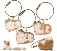 jileijar Pet's Fur Container Cute Hair Souvenir Pendant Collection Capsule F0h0 Memorial