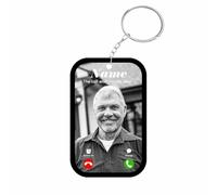jileijar The Call I Wish I Could Make Take Photo Keyring Personalized Memorial Photo Name Keychain Custom Sympathy Gifts(Keychain)