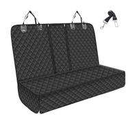 JILEIOK Dog Car Seat Cover for Audi Q5 2013-2023, Pet Back Seat Covers Waterproof Scratch Proof Rear Bench Protector with Seat Belt Accessories