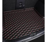 JilHalili Car Boot Mats for Toyota Camry Le 2024-2025, Custom Leather Trunk Waterproof Non-slip Luggage Mat Liner High Side Trunk Interior Accessories Easy to Clean All Seasons,D/Black Red