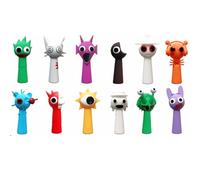 Jilijia 12PCS/Set Sprunki 2025 New Horror Game Action Figure Sprunki Mini Figure PVC Cartoon Character Model Anime Merch Statue Gift