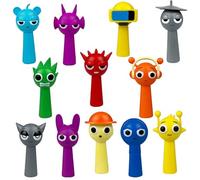 Jilijia 12PCS/Set Sprunki 2025 New Horror Game Action Figure Sprunki Mini Figure PVC Cartoon Character Model Anime Merch Statue Gift
