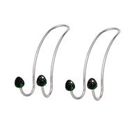 Jilijia 2pcs Auto Hooks, Bling Car Hangers Organizer Seat Headrest Hooks Strong and Durable Backseat Hanger Storage Universal for SUV Truck Vehicle 2 Pack