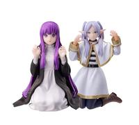 Jilijia 2pcs Frieren: Beyond Journey's End Figure, Frieren Fern Anime Figure PVC Cartoon Statue Model Desktop Decorate Ornaments 14CM