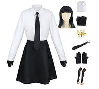 Jilijia Anime Bungo Stray Dogs Cosplay Costume Ranpo Edogawa/Yosano Akiko/Dazai Osamu Cosplay Costume BSD Halloween Outfits with Wig Carnival Cosplay Fancy Dress