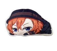 Jilijia Anime Bungo Stray Dogs Plush Pillow Dazai Osamu Double-Sided Printing Cartoon Image Pillow Decoration Cushion Gift for Fans 45CM