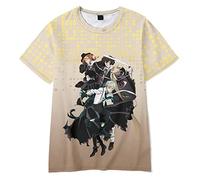 Jilijia Anime Bungo Stray Dogs T-shirts Kids 3D Print Cartoon Patterns T Shirt Top Short Sleeve Shirt Summer Unisex Costume