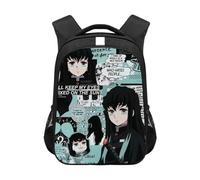Jilijia Anime Kochou Shinobu Backpack Tomioka Giyuu/Kamado Nezuko Cartoon Schoolbag Cartoon Character Canvas Bag Anime Hiking bags Travel Bag Fashion Bags