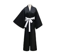 Jilijia Anime Kurosaki Ichigo/Kuchiki Rukia Cosplay Costume Japanese Samurai Kimono Outfits Halloween Carnival Suit Cosplay Costume