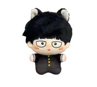 Jilijia Anime Plush Pillow Mob Kageyama & Shigeo Reigen Arataka Soft Figures Cute Mini Keychain Decoration for Bag Backpack Warm Gifts12cm