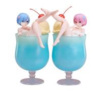 Jilijia Anime Re:0 Rem Ram Figure 1/7 Scale Collectible Statue 2Pcs