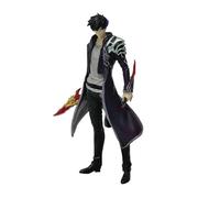 Jilijia Anime Sung Jin Woo Figure Statue 2nd Generation Combat Edition Sung Jin Woo Action Figure 19cm Cartoon Model Collectible Figurine Ornament Gifts for Fans