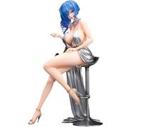 Jilijia Anime USS St. Louis Action Figure 28cm USS St. Louis Figure Evening Dresses Sitting Pose Model Statue Collectible for Desktop Decoration Fan Gifts