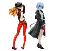 Jilijia Ayanami Rei & Asuka Langley Soryu Action Figure PVC Anime Girls Figurine Character Model Decoration Ornaments Collectibles Gift