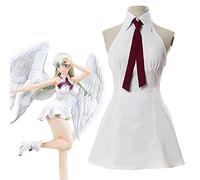 Jilijia Elizabeth The Seven Deadly Sins Pink Maid Set Cosplay Costume Halloween Anime Manga Cosplay White Dress Women's Costume