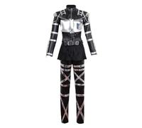 Jilijia Eren Jaeger Cosplay Costume Anime Erwin Smith/Levi Cosplay Survey Corps Uniform Halloween Party Performance Outfits