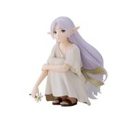 Jilijia Frieren Figure Anime Character Statue Squatting Frieren Action Figure 10CM Cartoon Model Desktop Decoration Collectibles Gifts for Fans