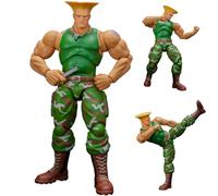 Jilijia Guile Figure 19CM Super Action Statue Standing Pose Movable Joints Game Character Model with Accessories Collectible Desktop Ornaments