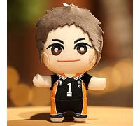 Jilijia Haikyuu Plush Soft Toy Anime Figure Plush Doll Daichi Sawamura Kei Tsukishima Tadashi Yamaguchi Tobio Kageyama Hinata Shoyo Plush Pillow Cushion for Home Deco