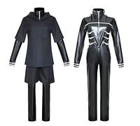Jilijia Halloween Kaneki Ken Cosplay Costume Set Japan Anime Tokyo Ghoul Ken Kaneki Jumpsuit Uniform Full Outfit