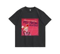 Jilijia Hazbin Hotel Anime T-Shirt 3D Colored Printing Alastor/Angel Dust/Charlie Morningstar Shirt Short Sleeve Summer Unisex Costume