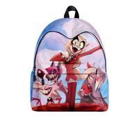 Jilijia Hazbin Hotel Backpack Anime Game Role Alastor/Angel Dust/Charlie Morningstar 3D Printed Schoolbag Laptop Bag Travel Bag