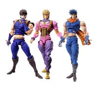 Jilijia JoJo's Super Action Figure Joseph Joestar/Jonathan Joestar/Dio Brando Movable Model with Accessories PVC Anime Statue Collection Gifts 17CM