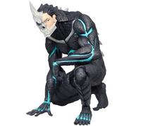 Jilijia Kafka Hibino Figure Anime Kaiju No. 8 Action Figure PVC Squatting Position Model Statue Desktop Ornaments Collectible Fans Gift 12cm