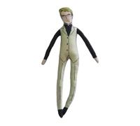 Jilijia Kunikida Doppo Figure Funny Twistable Pillow BSD Dazai Osamu Anime Soft Stuffed Throw Figures Home Sofa Decorations Gifts for Fans 28CM