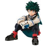 Jilijia MHA Figures, Anime Characters Midoriya Izuku Action Figures Sitting Position Model 10CM PVC Collection Statue Desktop Decoration Collection Gifts