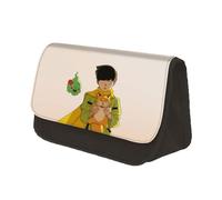 Jilijia Mob Psycho 100 Pencil Case Cartoon Pencil Bag Anime Reigen Arataka Canvas Bag Kageyama Shigeo Mob Anime Cartoon Character Cosmetic-bags Storage Bag