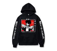 Jilijia My Hero Academia Hoodie Dabi, Asui Tsuyu Pullover Sweatshirt Printed Solid Color Fashion Leisure Hoodie for Friends Family Christmas Thanksgiving Birthday Gifts(MHA Costume)
