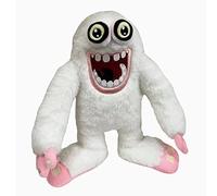 Jilijia My Singing Monsters Plush Doll Figure Anime Merch Green Bean Sprout Monster Plush Doll White Snow Monster Cute Soft Throw Pillow Home Decoration