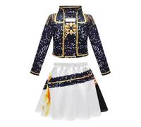 Jilijia Rumi Cosplay Costume Mira Cosplay Print Stage Costume Full Set Zoey Anime Uniform Halloween Carnival Party Performance Outfits for 110-160cm